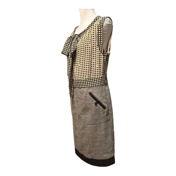 Tory Burch Roderick Combo Dress Size 10 - Picture 3 of 13